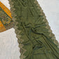 Roman satin silk lehenga with sequins dori & thread work choli