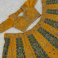 Roman satin silk lehenga with sequins dori & thread work choli