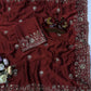 Soft Rangoli Silk Beautiful Sequence & Zari embroidery work saree