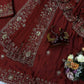 Soft Rangoli Silk Beautiful Sequence & Zari embroidery work saree