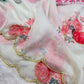 Soft Tebby silk with floral print saree