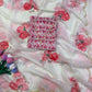Soft Tebby silk with floral print saree