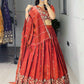 NC Vichitraa Multi Embroidery n Pipe Bead With Traditional Work Lehenga