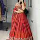 NC Vichitraa Multi Embroidery n Pipe Bead With Traditional Work Lehenga