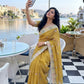 Party Wear Soft Fendy Chiffon Silk Saree
