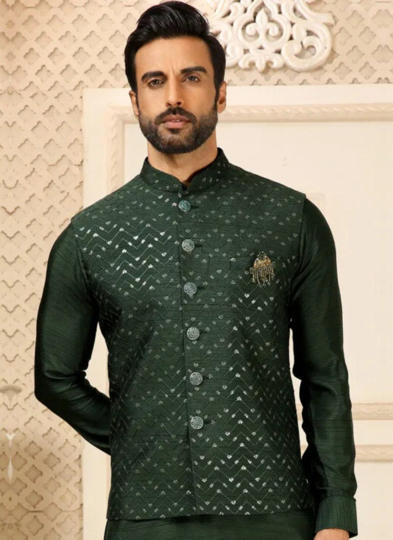 Premium Men’s Koti Kurta Set