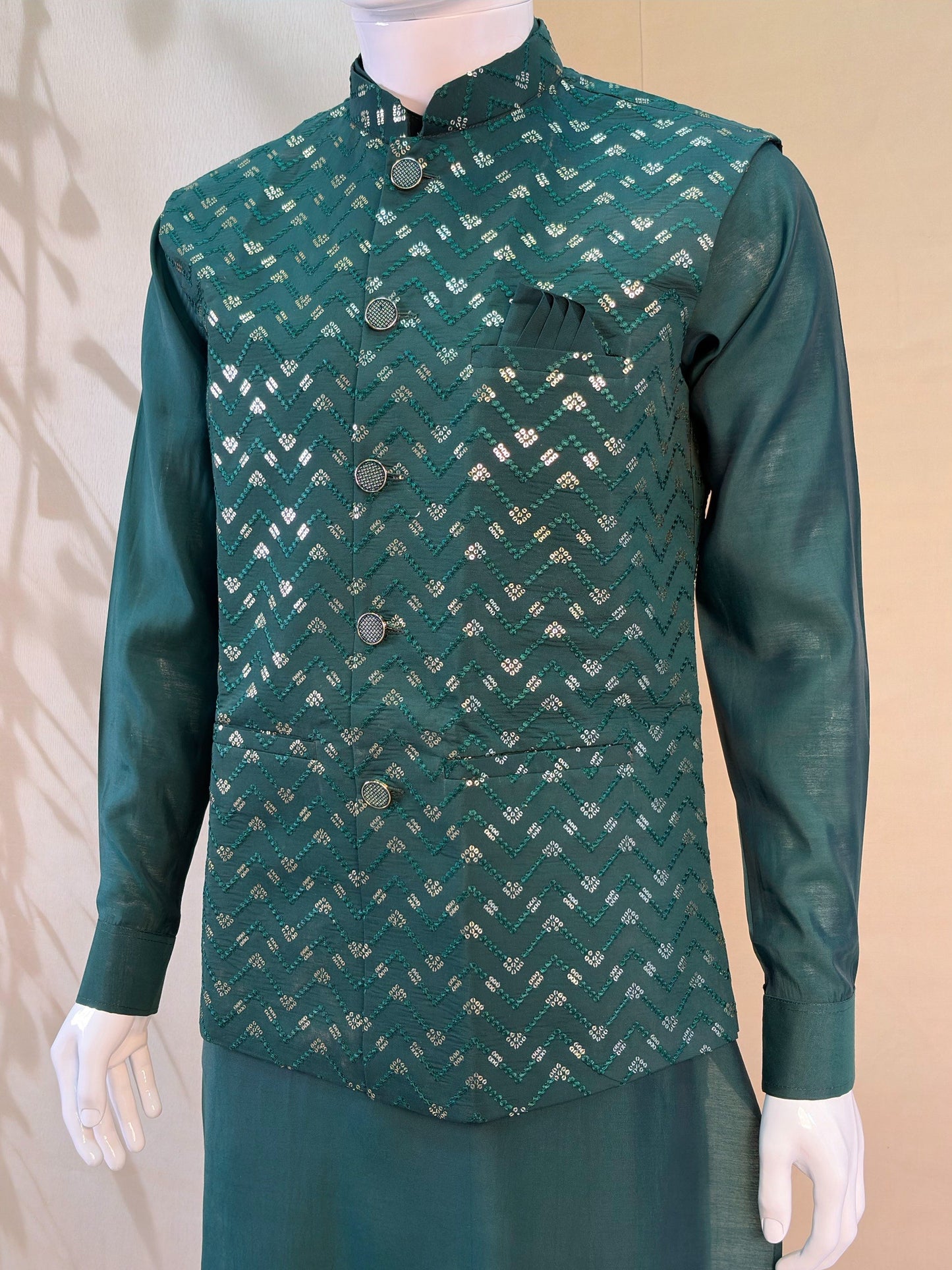 Premium Men’s Koti Kurta Set