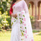 Soft pure Georgette handwork sarees