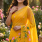 Soft pure Georgette handwork sarees