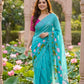 Soft pure Georgette handwork sarees