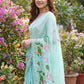 Soft pure Georgette handwork sarees