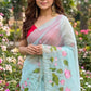 Soft pure Georgette handwork sarees