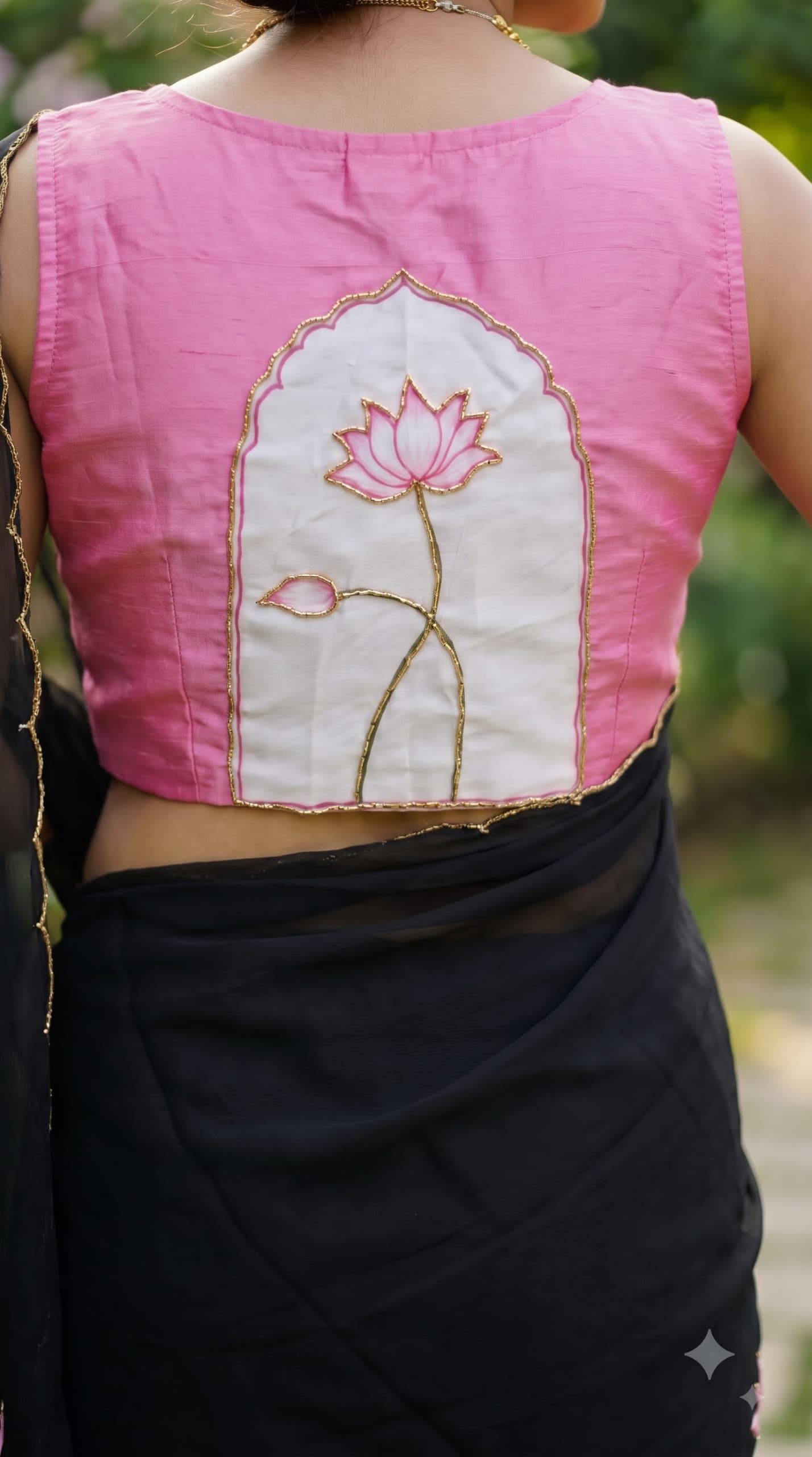 Soft pure Georgette handwork sarees