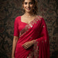 Party Wear Soft Shattin Chiffon Saree