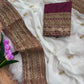Pure star Georgett saree