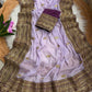 Pure star Georgett saree