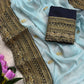 Pure star Georgett saree