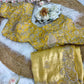 Elegant Crystal Crush Tissue Saree