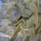 Elegant Crystal Crush Tissue Saree