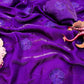 Soft Space silk Beautiful sequins and thread embroidery work saree