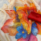 Soft Tebby silk with floral print saree