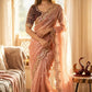 NC Zari Butti Sequance and Zari Embroidery Work Saree