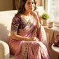 NC Zari Butti Sequance and Zari Embroidery Work Saree