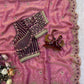 NC Zari Butti Sequance and Zari Embroidery Work Saree