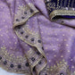 NC Zari Butti Sequance and Zari Embroidery Work Saree
