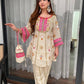 COS MOSS REAL MIRROR AND SEQUENCE EMBROIDERY WORK SUIT