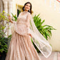 Faux Georgette STUNNING SKY BLUE LEHENGA CHOLI SET