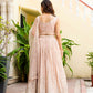 Faux Georgette STUNNING SKY BLUE LEHENGA CHOLI SET