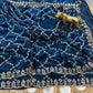 Pure Fandy Sattin Silk With Beautiful Original Gold Beads