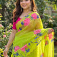 Soft pure Georgette handwork sarees