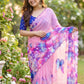 Soft pure Georgette handwork sarees