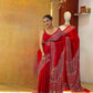 Soft crepe silk Beautiful Ajarakh print Saree