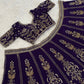 Faux Georgette lehenga with sequins zari & dori work choli