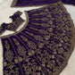 Faux Georgette lehenga with sequins zari & dori work choli