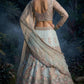 Einführung eines 4 Meter ausgestellten Coding Sequins Work Lehenga