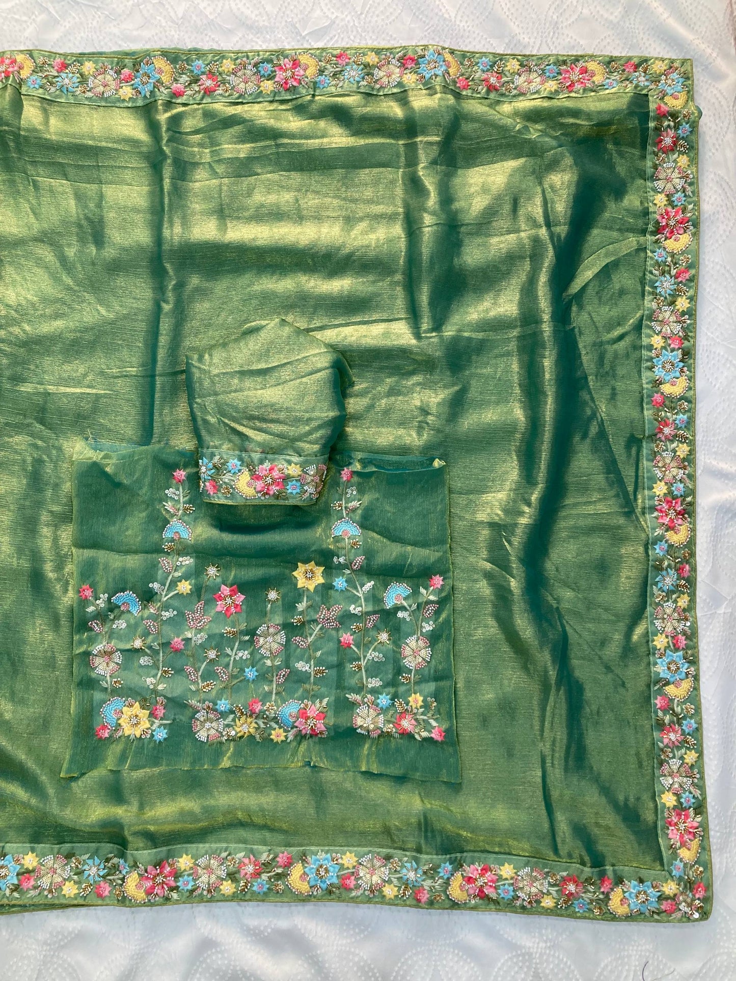 Party Wear Fendy Chiffon Saree