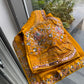 Party Wear Malay Satin Silk Saree