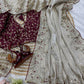 Gmy Silk Beautiful Sequence embroidery work Saree