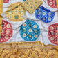 Crap Silk Digital Patola Print With Real Mirror Saree