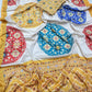 Crap Silk Digital Patola Print With Real Mirror Saree