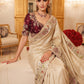Wedding Wear Pure Kanjivarm Silk Heavy Embroidery Work Saree