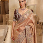 Wedding Wear Pure Kanjivarm Silk Heavy Embroidery Work Saree
