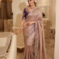 Wedding Wear Pure Kanjivarm Silk Heavy Embroidery Work Saree