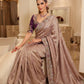 Wedding Wear Pure Kanjivarm Silk Heavy Embroidery Work Saree