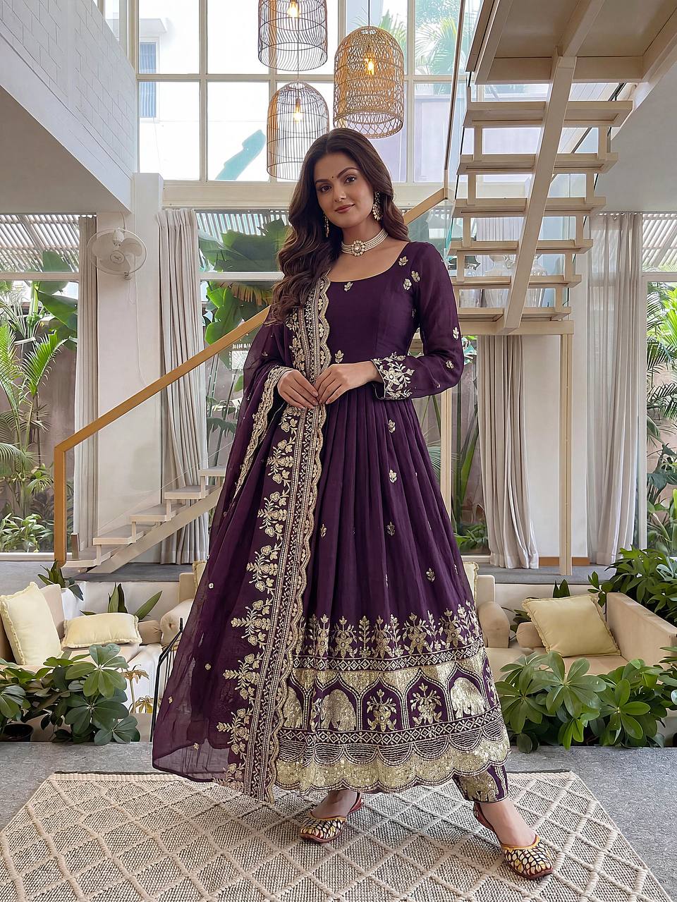 Royal Anarkali that speaks elegance in every thread gown