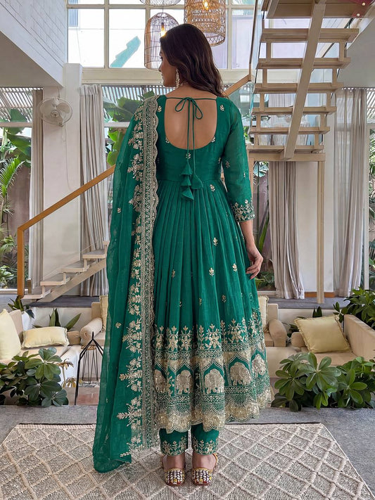 Royal Anarkali that speaks elegance in every thread gown